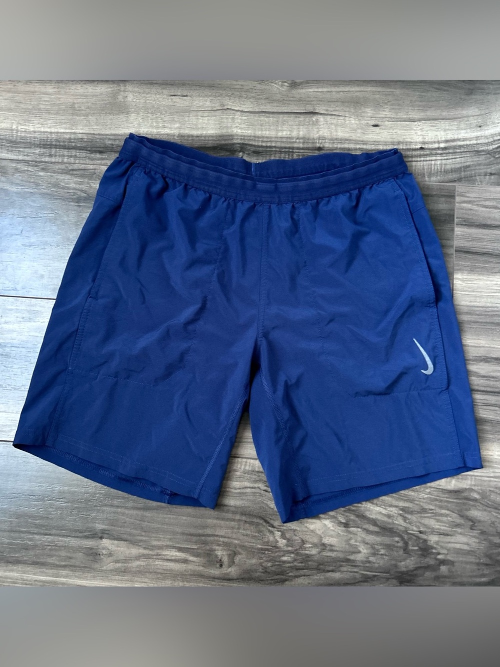 Nike Yoga Shorts Men’s Medium Midnight Navy Dri-Fit Stretch Unlined CZ2235-410